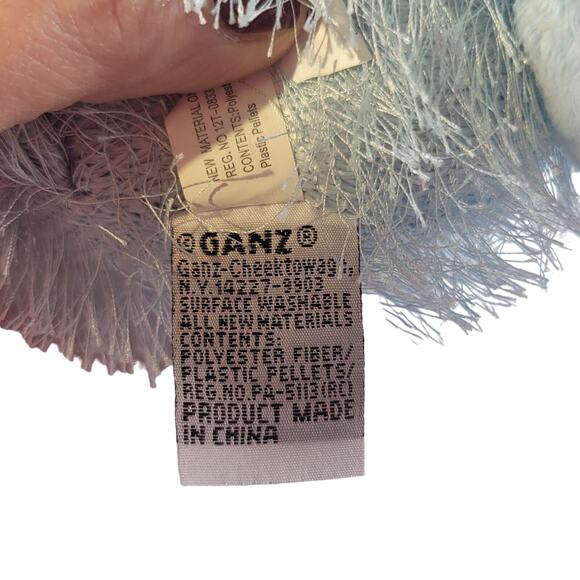 Webkinz Blue Hippo Plush Ganz Stuffed Animal No Code Hippopotamus - Picture 5 of 16